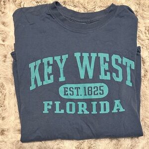 Key West Gildan Blue Long Sleeve Tee
